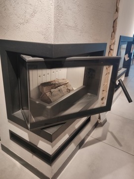 Стальной камин вставьте Eco Simple S левое 6 кВт черное впуск 125