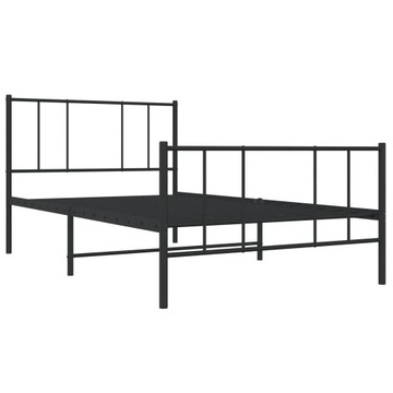 Каркас кровати стальной 207х105х90 см, черный