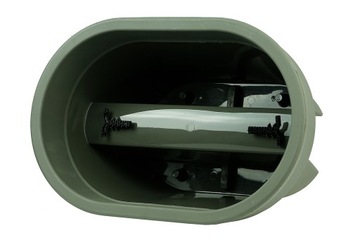 Балконный цветочный горшок для перил, серый, 39,6 см