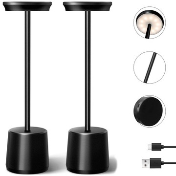 LAMPA STOŁOWA DOTYKOWA LED LAMPKA BIURKOWA NOCNA DO SZKOŁY SYPIALNI 2SZT