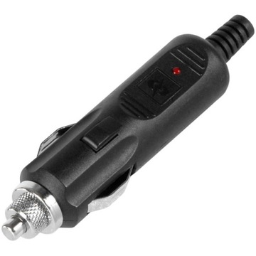 ZÁSTRČKA EURO 12/24V 5A POJISTKA DIODA LED