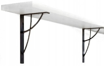PÓŁKA ścienna wisząca 80x25cm +2 wsporniki NEO