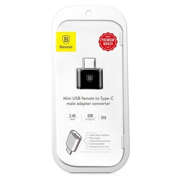 АДАПТЕР BASEUS USB-C TYPE C В USB OTG КОНВЕРТЕР ДЛЯ ТЕЛЕФОНА