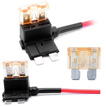 Przejściówka do skrzynki bezpieczników FUSE UNIVAL ATC + bezpiecznik