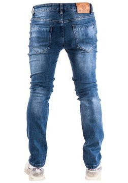 Spodnie męskie jeansowe SLIM HOKSAN r.33