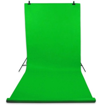 ZIELONE TŁO FOTOGRAFICZNE GREEN SCREEN 1,4x2,5m
