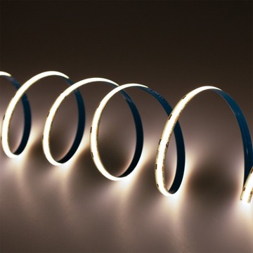 Светодиодная лента COB 12В 5М РОЛЛ НЕОНОВАЯ ЛЕНТА НЕЙТРАЛЬНАЯ БЕЛАЯ ЛИНИЯ 10Вт/м МОЩНАЯ