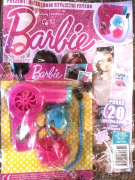 Barbie magazyn 10/23 + zestaw stylistyki fryzur