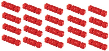 T256 Lego technic ośki czerwone 32062 20szt NOWE