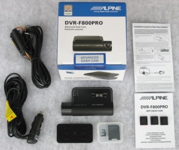 Сам регистратор Alpine WiFi GPS FullHD CAMERA помощник вождения + карта на 128Гб