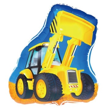 Balon foliowy Koparka Plac Budowy 55x65cm