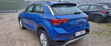 Volkswagen T-Roc I SUV Facelifting 1.5 TSI ACT 150KM 2022 Volkswagen T-Roc 2022r, SALON POLSKA. 1.5 TSI. Uszkodzony przod i prawy ty