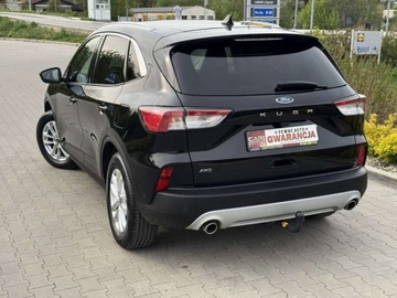 Ford Kuga III SUV 2.0 EcoBlue 190KM 2021 Ford Kuga Ford Kuga 2.0 EcoBlue AWD Titanium X Kamery BEZWYPADKOWY JAK NOWY, zdjęcie 1