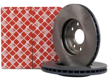 ПЕРЕДНИЕ ДИСКИ + КОЛОДКИ FEBI OPEL ASTRA II G 256MM
