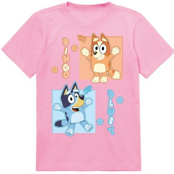 KOSZULKA DZIECIĘCA T-SHIRT DLA DZIECKA BLUEY BLUE 128 PREZENT JAKOŚĆ