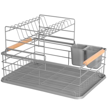 SUSZARKA DO NACZYŃ DWUPOZIOMOWA OCIEKACZ TALERZE