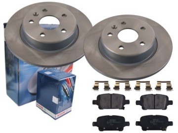 TARCZE KLOCKI BOSCH TYŁ OPEL ASTRA V 264MM