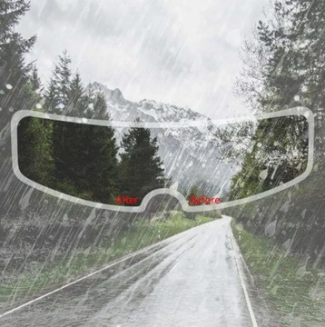 ЗАЩИТА ОТ ДОЖДЯ PINLOCK ДЛЯ СТЕКЛА КОЗЕРКА ДЛЯ ШЛЕМА ПРОТИВОЗАПОГАЮЩЕГО СТЕКЛООЧИСТИТЕЛЯ DA255