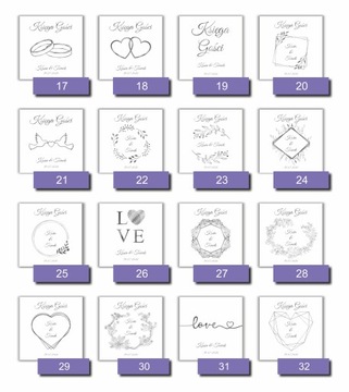 Гостевая книга на свадьбу МИНИ свадебные открытки черные с СЕРЕБРЯНЫМИ краями