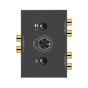 Переключатель стереоаудио 2 x 1/1 x/R Стереозвук