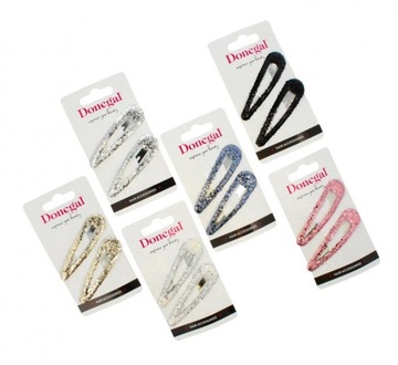 SPINKA DO WŁOSÓW DONEGAL (FA-5683) 2SZT NIEBIESKA BROKAT