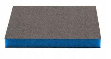 GĄBKA ŚCIERNA DWUSTRONNA 120x98x13mm Niebieska Ultra Fine P1000