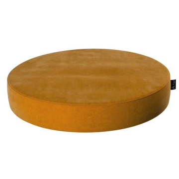 Yellow Tipi Puf Velvet Dot złoty
