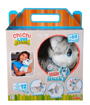 CHI CHI LOVE INTERACTIVE DOG HAPPY HUSKY PUPPY 12 КОМАНД 30 СМ