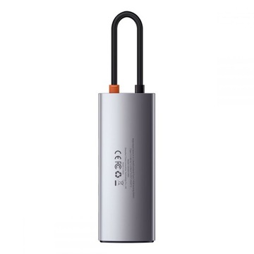 Baseus Metal Gleam HUB 5in1 USB-C PD 100W HDMI 4K 3xUSB 3.0 док-станция