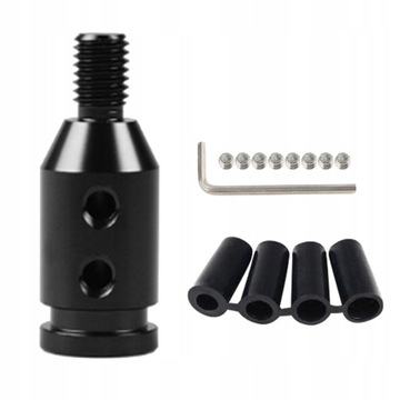 Aluminiowa uniwersalna gałka Shifter Adapter do
