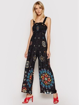 DESIGUAL Kombinezon Bolonia wzory xs 34 czarny