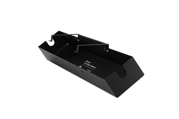 Duży organizer na kable pod biurko CZARNY