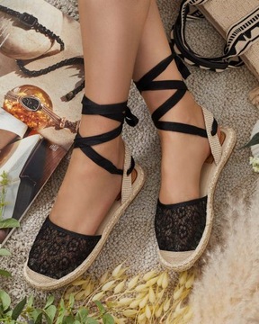 ЧЕРНЫЕ ЖЕНСКИЕ ЭСПАДРИЛЬИ LOPPOTIA 41