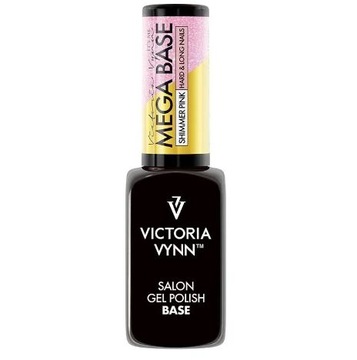 Гибридная база для ногтей с частицами Mega Base Shimmer Pink Victoria Vyn