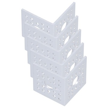 5шт L-образные кронштейны из алюминиевого сплава, угол 90 градусов по горизонтали