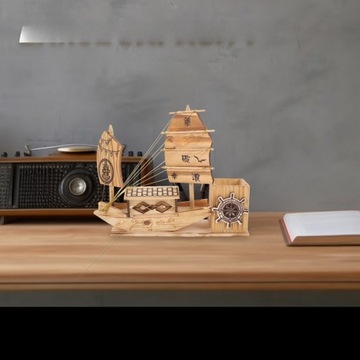 ДЕРЕВЯННЫЙ ДЕРЖАТЕЛЬ ДЛЯ РУЧКИ, ОРГАНИЗАТОР И УКРАШЕНИЕ НАСТЛА