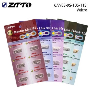 ZTTO 6 пар 6/7/8/9/10/11 скоростей разъема для велосипедной цепи