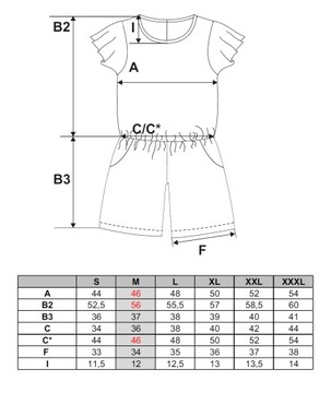 Kombinezon Damski Letni Krótki Elegancki MORAJ XXL