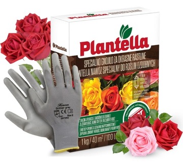 NAWÓZ DO KRZEWÓW I ROŚLIN OZDOBNYCH NAWÓŻ POD RÓŻE TULIPANY PLANTELLA 1KG