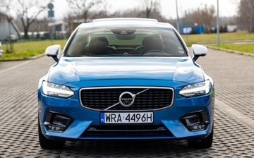 Volvo S90 II Sedan 2.0 D5 235KM 2017 Volvo S90 D5 AWD R-Design Poles Aktywny Tempomat Nvigacaj Podgrzewana Kier, zdjęcie 4