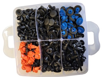 ШПИЛЬКИ ЗАЖИМЫ АВТОМОБИЛЬНЫЕ ЗАЖИМЫ 635 EL универсальные зажимы для обивки Набор зажимов