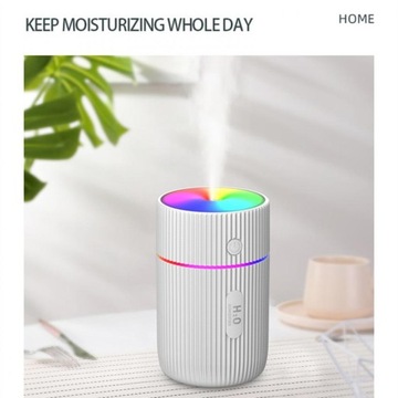 МИНИ-ПОРТАТИВНЫЙ УВЛАЖНИТЕЛЬ ВОЗДУХА RGB LED USB
