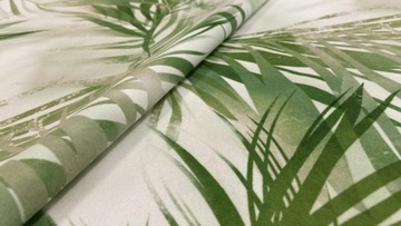 MATERIAŁ PLUSZ WELUR VELVET LIŚCIE OBRUS ZASŁONY