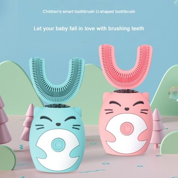 Зубная щетка Sonic 360 для детей 2-7 лет, розовая зубная щетка