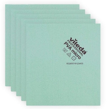 ТКАНИ УНИВЕРСАЛЬНЫЕ БЕЗ СТРОЕК ПВА МИКРО ЗЕЛЕНЫЕ VILEDA