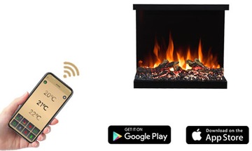 ЭЛЕКТРИЧЕСКАЯ КАМИННАЯ ВСТАВКА БЕЗ ОТОПЛЕНИЯ КОРПУС NH ДУБ СОНОМА АФЛАМО ВИГО