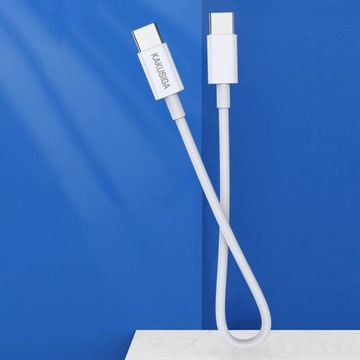 Кабель FAST 3А, 100 Вт, 25 см USB-C ТИП C-USB-C ТИП C