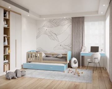 Кровать одноярусная 190х80 белая ТАМИ П2