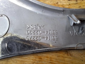 LIŠTA MŘÍŽKA CHRÓM 53114-02270 TOYOTA COROLLA E16 13-16