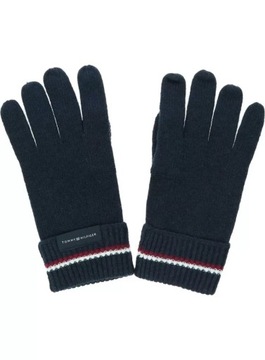 Rękawiczki Męskie TOMMY HILFIGER Corporate Knit Gloves AM0AM11488 DW6